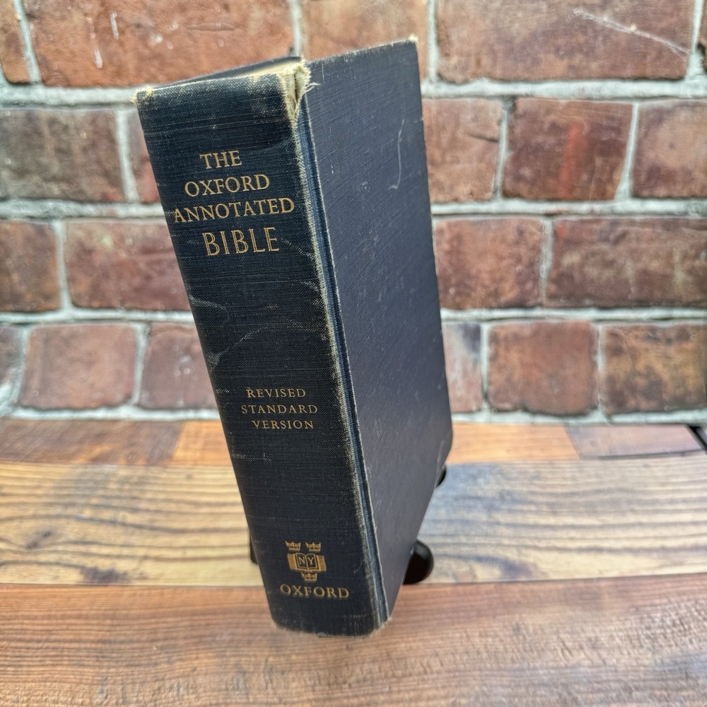 1962 Oxford Annotated Bible Revised Standard Version 1543 Pages + Maps HC